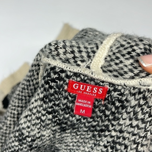 Guess Women's Long Animal Print Duster Cardigan Sweater Size Medium M - Picture 5 of 7